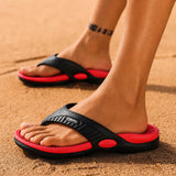 Sandale de Plage Homme Style Tong avec Semelle Massante
