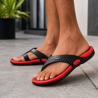 Sandale de Plage Homme Style Tong avec Semelle Massante