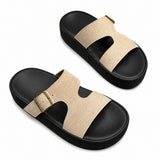 Sandales Confort à Talon Épais et Boucle Stylée