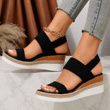 Sandales Confortables Compensées pour Femme