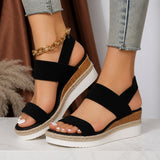 Sandales Confortables Compensées pour Femme