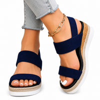 Sandales Confortables Compensées pour Femme