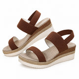 Sandales Confortables Compensées pour Femme