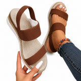 Sandales Confortables Compensées pour Femme