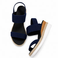Sandales Confortables Compensées pour Femme