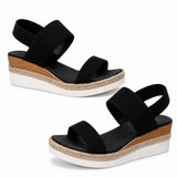 Sandales Confortables Compensées pour Femme