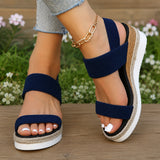 Sandales Confortables Compensées pour Femme