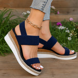 Sandales Confortables Compensées pour Femme