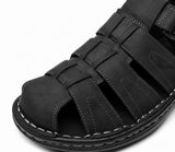 Sandales De Randonnée Homme En Cuir Avec Maintien Renforcé
