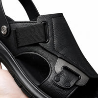 Sandales En Cuir Confortables Avec Maintien Renforcé