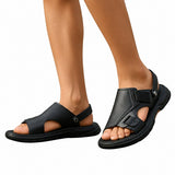 Sandales En Cuir Confortables Avec Maintien Renforcé