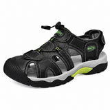 Sandales En Cuir Homme Avec Protection Avant Renforcée