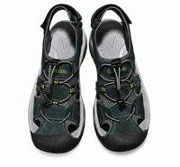 Sandales En Cuir Homme Avec Protection Avant Renforcée