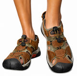 Sandales En Cuir Homme Avec Protection Avant Renforcée