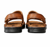 Sandales En Cuir Homme Style Classique Avec Semelle Souple