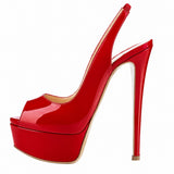 Sandales Femme Plateforme À Talons Fins Design Glamour
