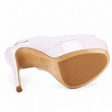 Sandales Femme Plateforme À Talons Fins Design Glamour