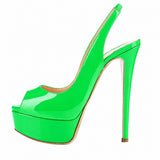Sandales Femme Plateforme À Talons Fins Design Glamour