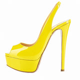 Sandales Femme Plateforme À Talons Fins Design Glamour