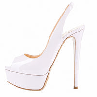 Sandales Femme Plateforme À Talons Fins Design Glamour