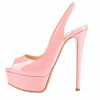Sandales Femme Plateforme À Talons Fins Design Glamour