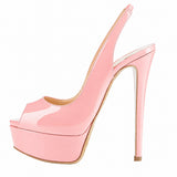 Sandales Femme Plateforme À Talons Fins Design Glamour