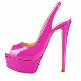 Sandales Femme Plateforme À Talons Fins Design Glamour