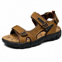Sandales Homme En Cuir Avec Confort Respirant