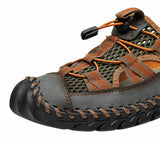 Sandales Homme En Cuir Avec Design Respirant