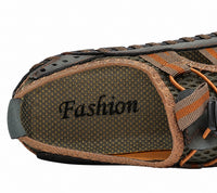 Sandales Homme En Cuir Avec Design Respirant