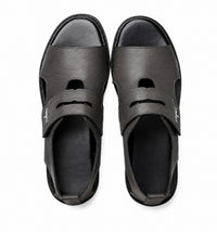 Sandales Homme En Cuir Souple Avec Bride Ajustable Confortable