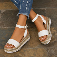 Sandales Plateforme Blanches