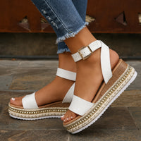 Sandales Plateforme Blanches