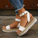Sandales Plateforme Blanches