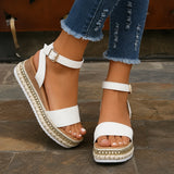 Sandales Plateforme Blanches