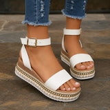 Sandales Plateforme Blanches
