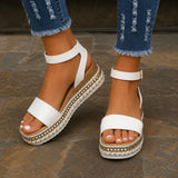 Sandales Plateforme Blanches