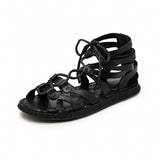 Sandales Romaines en Cuir Pour Homme