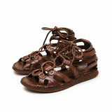 Sandales Romaines en Cuir Pour Homme