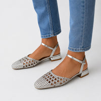 Sandales Tressées Bohème Chic à Bout Fermé