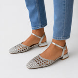 Sandales Tressées Bohème Chic à Bout Fermé