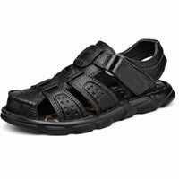 Sandales Casual Homme Avec Maintien Stable Et Souplesse, avec brides réglables à scratch, bout semi-fermé, semelle antidérapante et design confortable pour un usage quotidien
