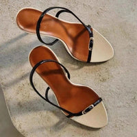 Sandales Chics à Talons Fins, Chaussure Femme très Elégante et Chic
