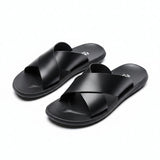 Sandales En Cuir Homme Style Luxe Décontracté