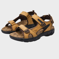 Sandales Homme En Cuir Avec Confort Respirant