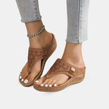 Sandales Orthopédiques Élégantes Pour Femme, sandales marron