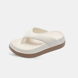 Sandales à Plateforme pour Femme, sandales légères blanches