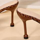 Sandales à Talons Croco Chics