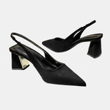 Sandales à Talons Épais avec Lanières Élégantes