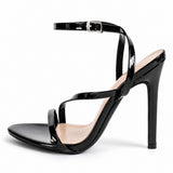 Sandales à Talons Hauts en Cuir Verni